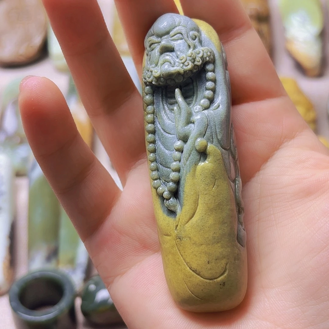 岫岩河磨玉（透闪石质玉）未镶嵌挂件