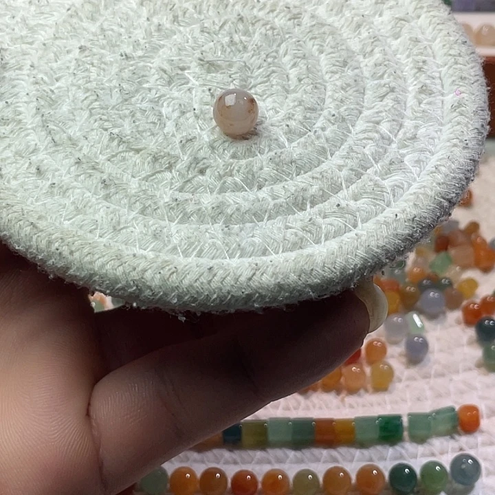 翡翠散珠未镶嵌定制翡翠卡8.9