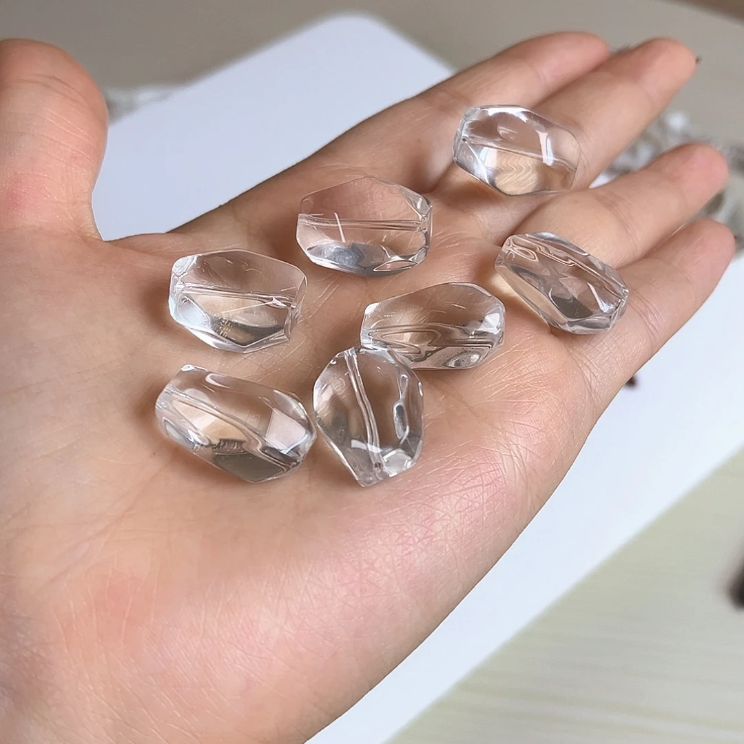 水晶未镶嵌吊坠(赠链)手串白水随行单颗