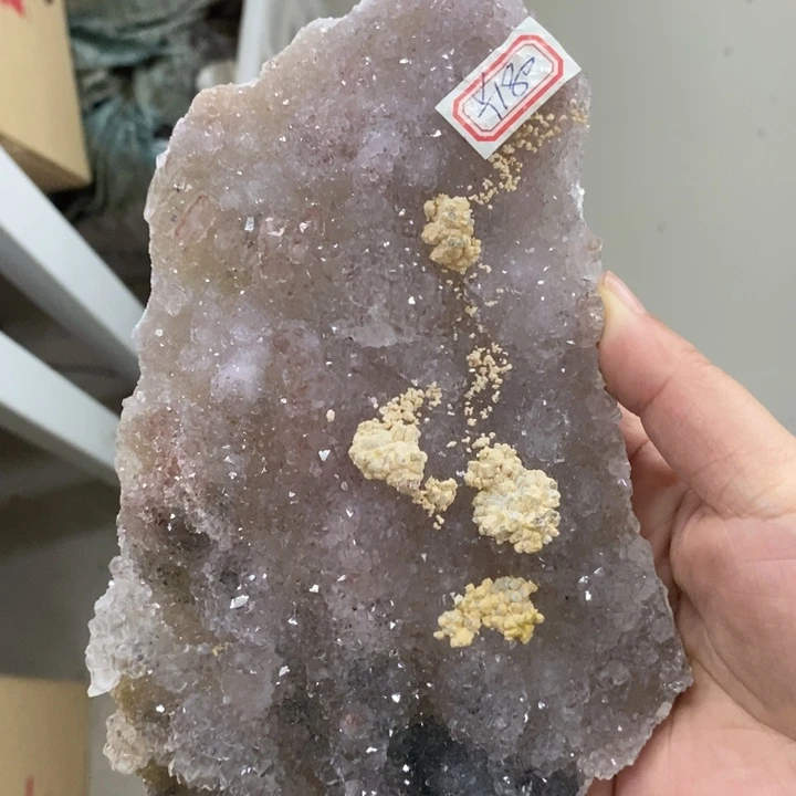 未镶嵌紫晶珠宝半成品