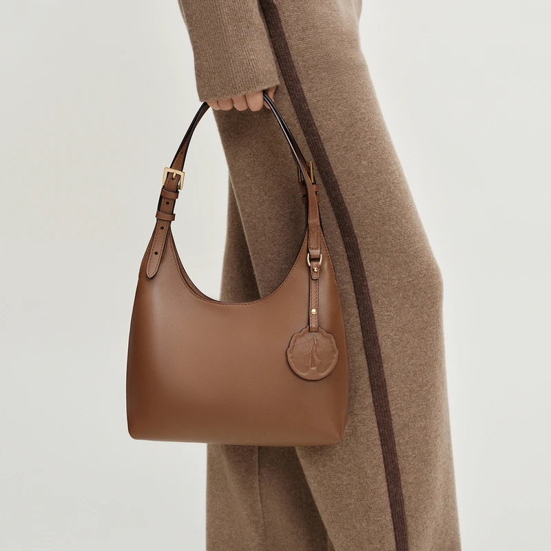 EP YAYING雅莹女包 Hobo随行流浪包质感单肩腋下包 25新品B005A