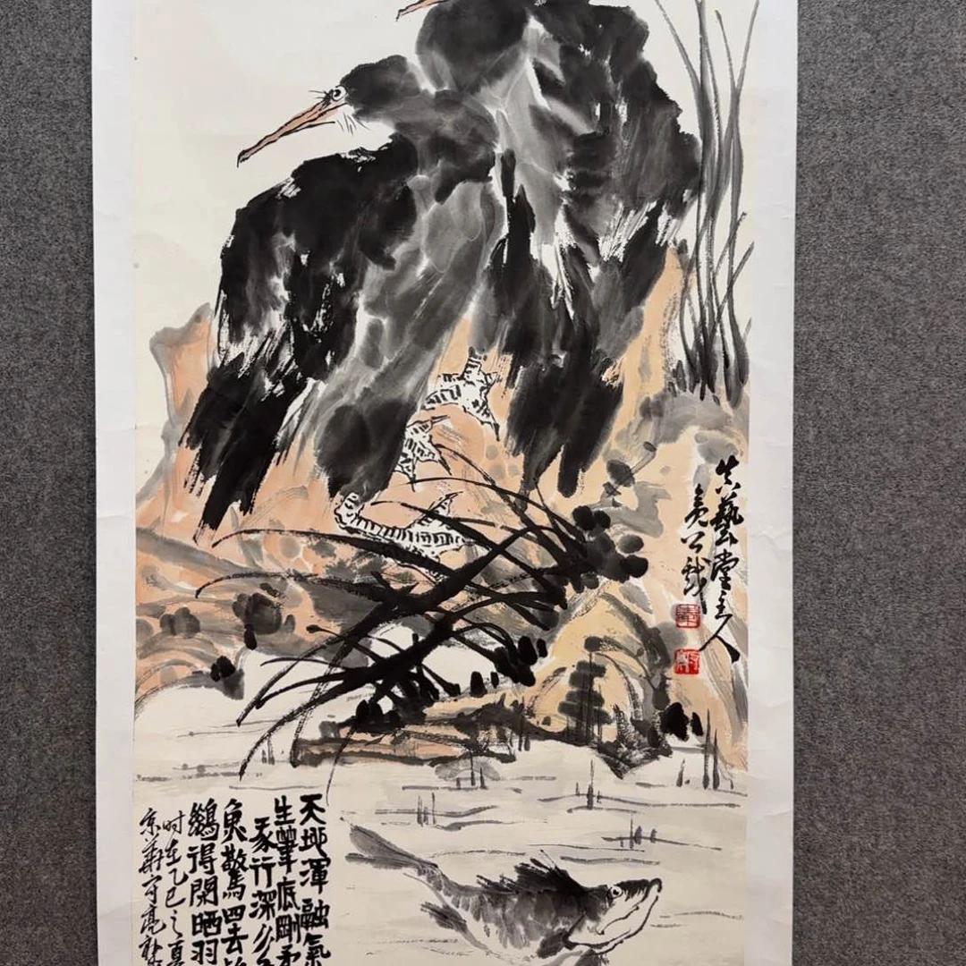 国画亮公老师手绘作品