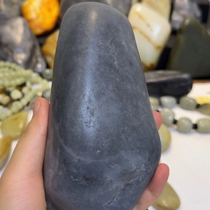 顺***a和田玉未镶嵌挂件