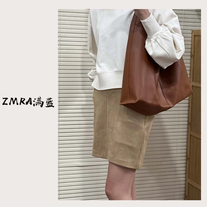 ML9044 夏季新款纯色修身侧口袋后拉链女士休闲半身裙包臀裙