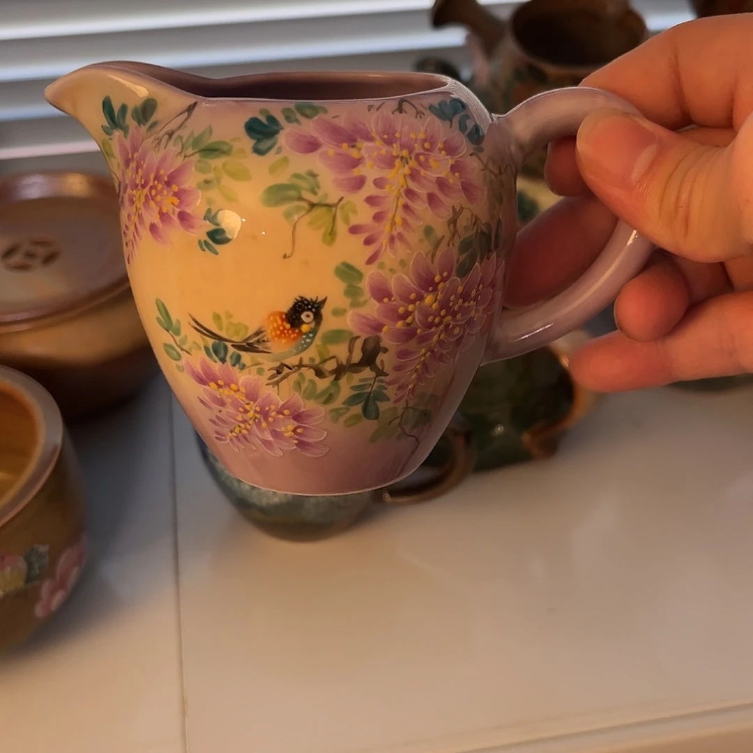 柴烧手工手绘陶瓷