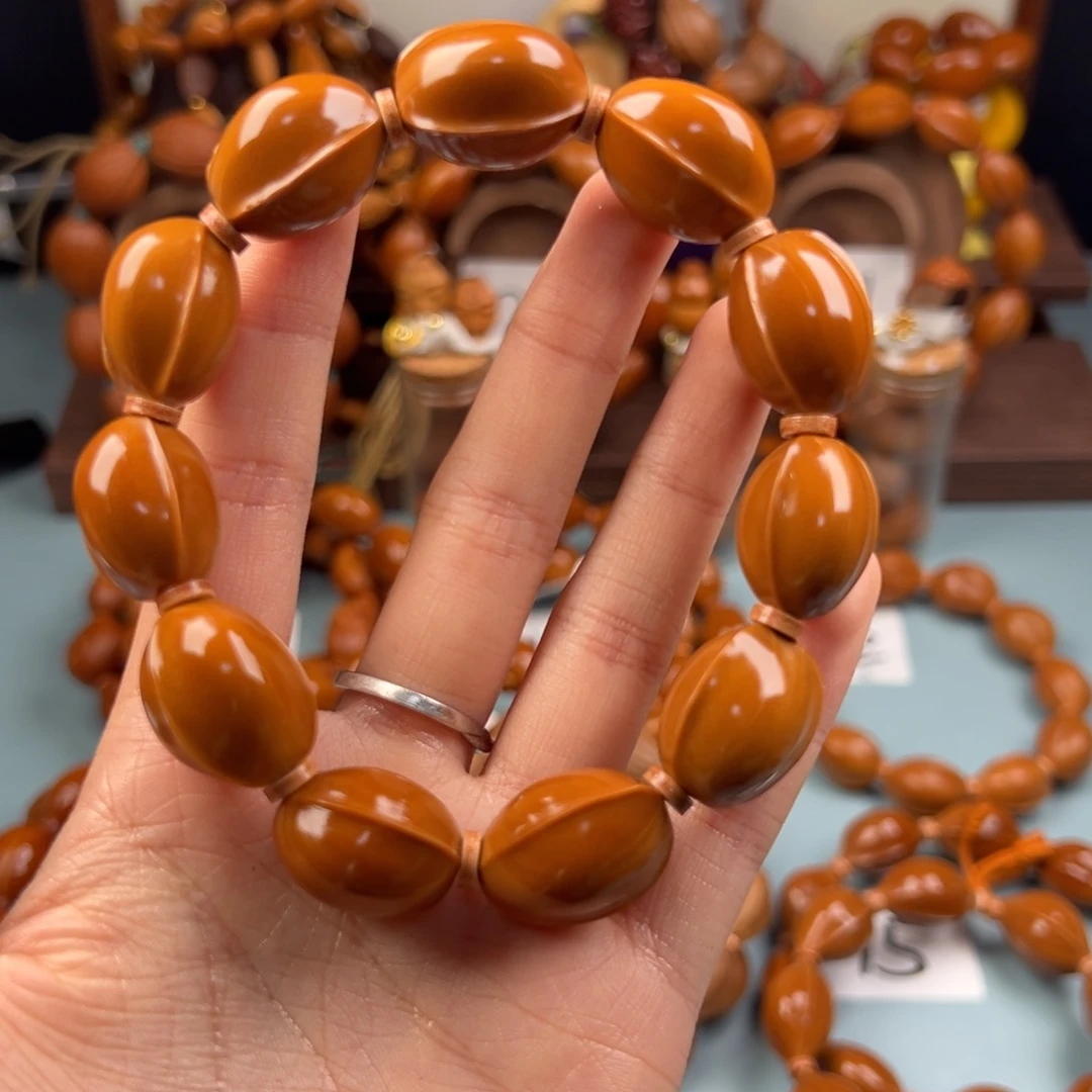 手串/手链橄榄核1520鲨鱼背