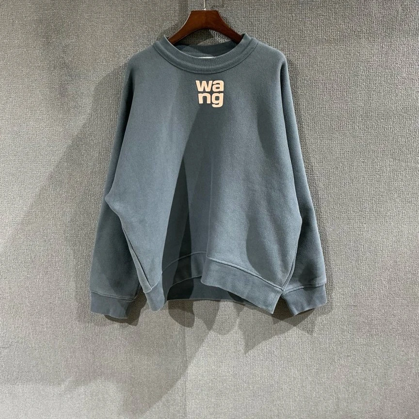99新 ALEXANDER WANG （pm）字母印花圆领卫衣 s码/6640