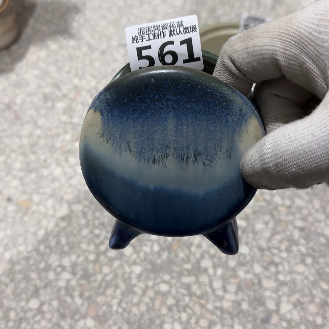 瓷片景德镇手工花盆