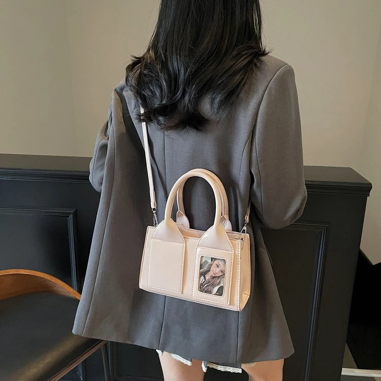 高级感小手提包女包2025新款简约小方包百搭单肩斜挎华维7301