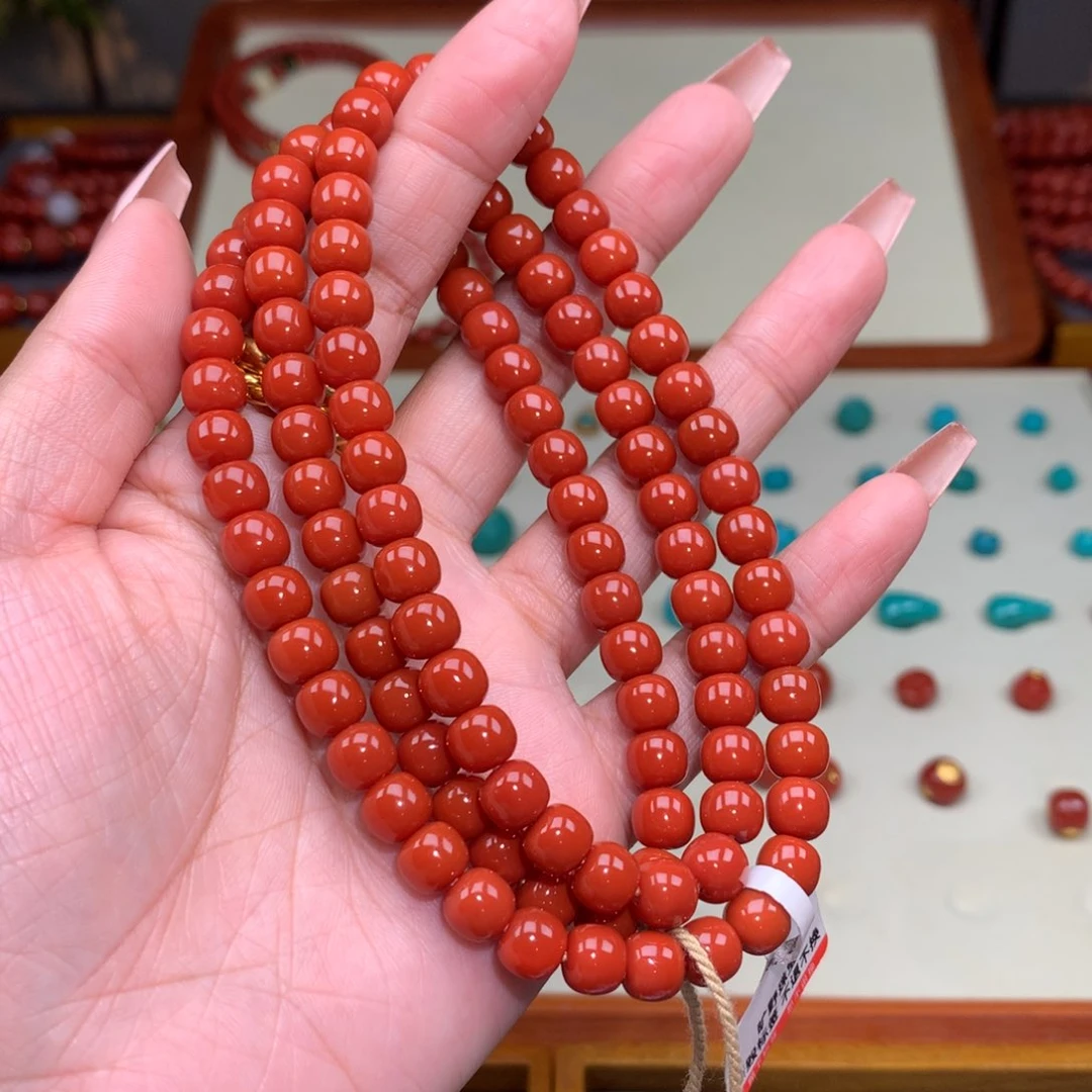 南红玛瑙颈饰未镶嵌