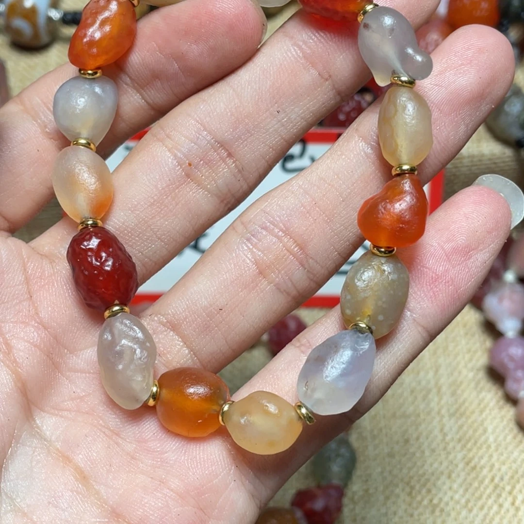 玛瑙/玉髓手链合金