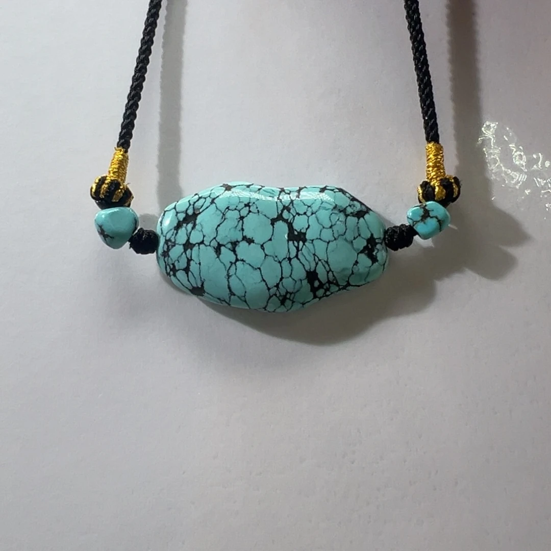 绿松石未镶嵌挂件