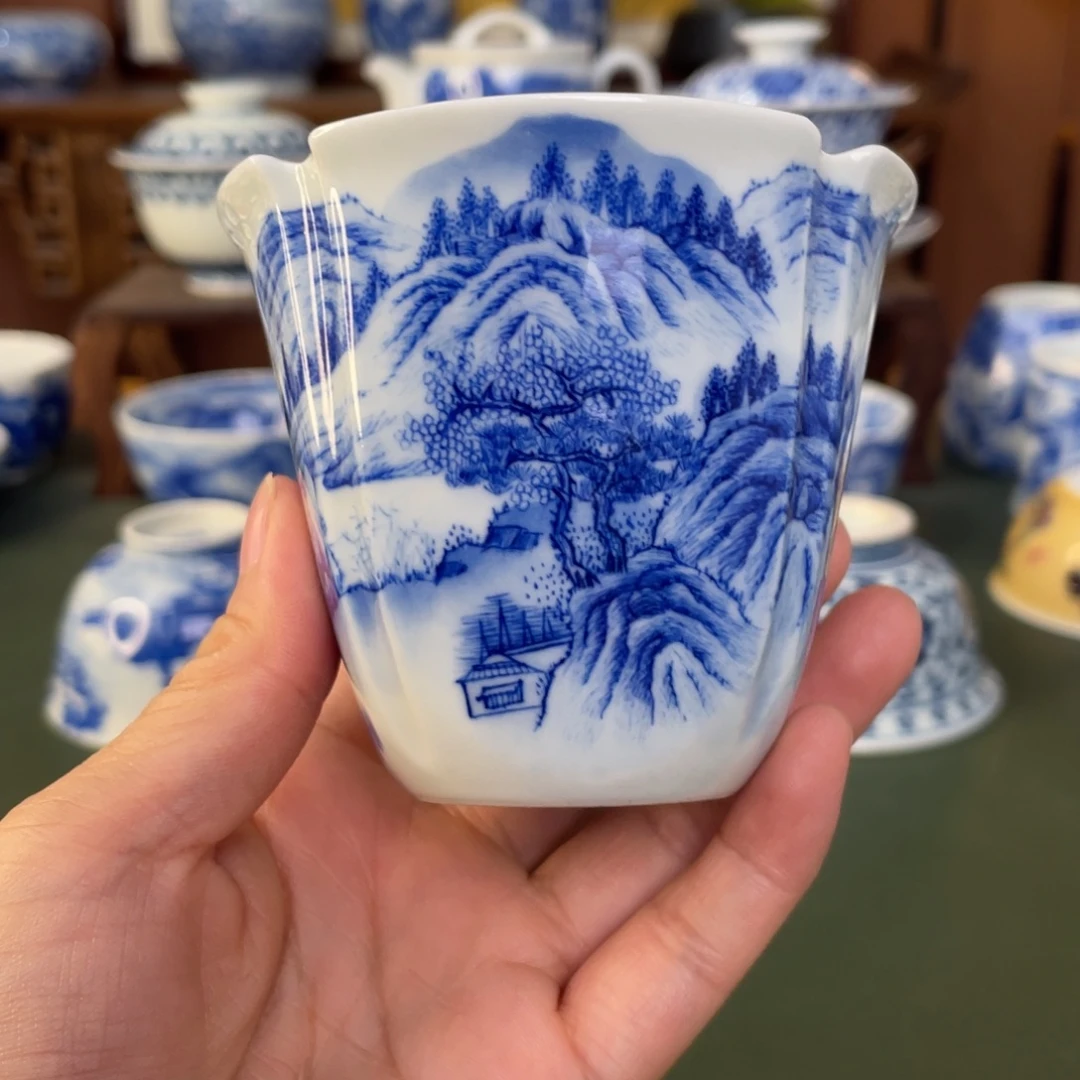 玖***行杯景德镇陶瓷手工手绘
