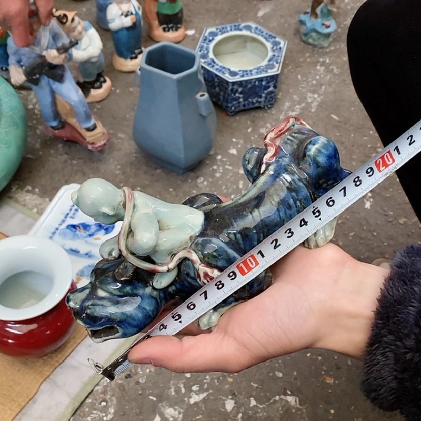 【闪购商品】瓷片牛****夷景德镇现代工艺品