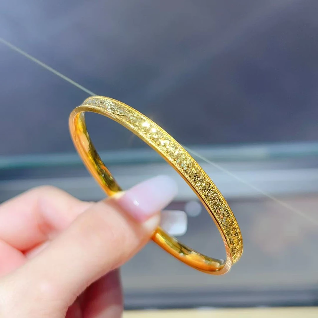 【新美源】足金999 万足工艺 爆闪星光镯