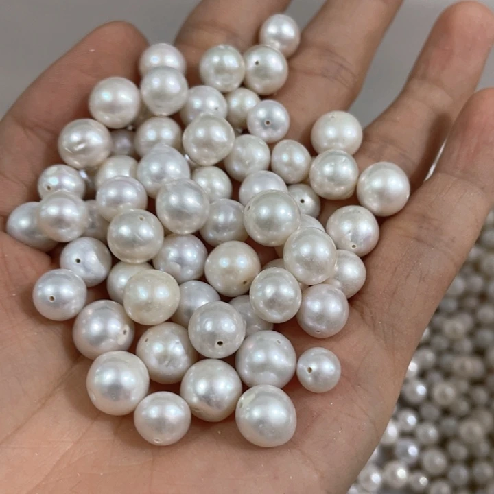 2颗8mm天然海水珍珍