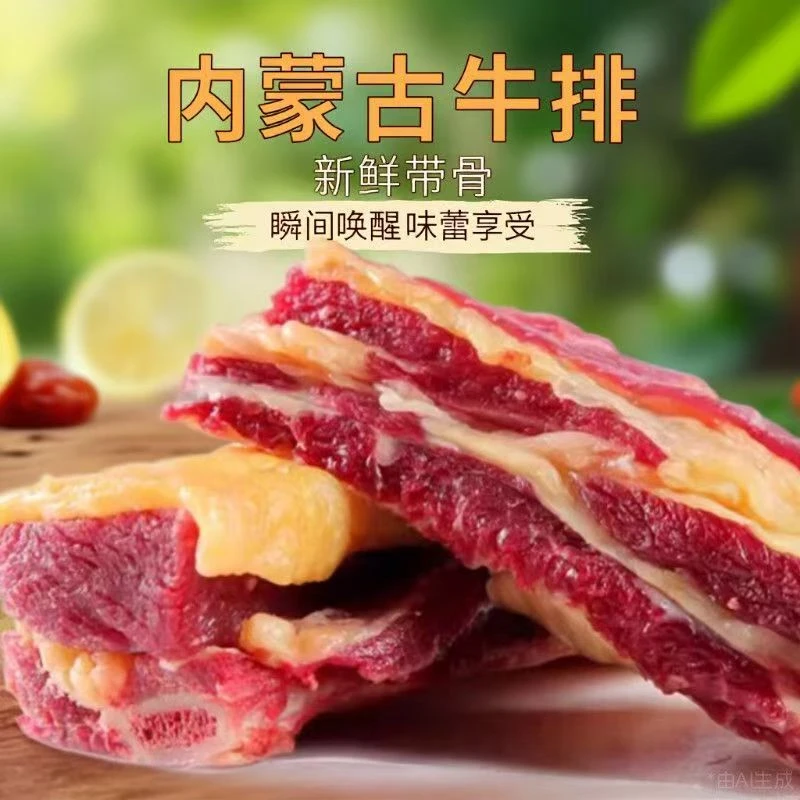 原切牛排黄膘牛肋排块装发货红烧清炖酱香顺丰包邮支持试吃3
