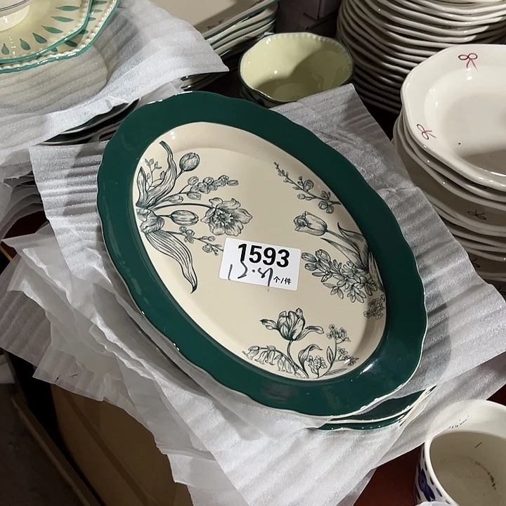 瓷微瑕外贸餐具1593