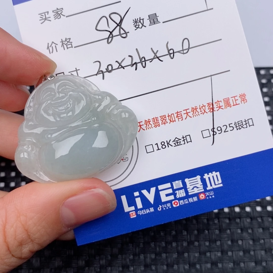 翡翠银S925镶嵌颈饰