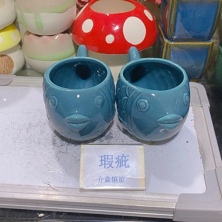 摆件多肉瑕疵盆有孔。