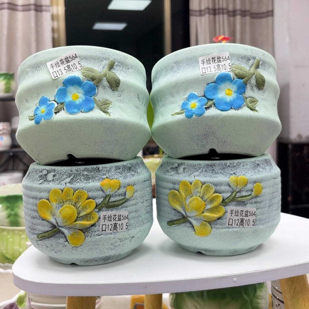 @夏西陶瓷花盆@@5564