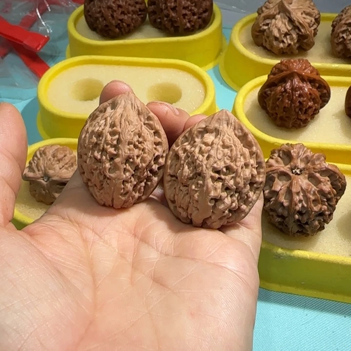 豹***豹文玩核桃吊坠33汉高山官帽