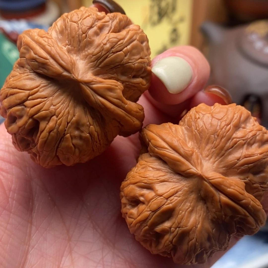 把件文玩核桃霍*林全品平谷元宝