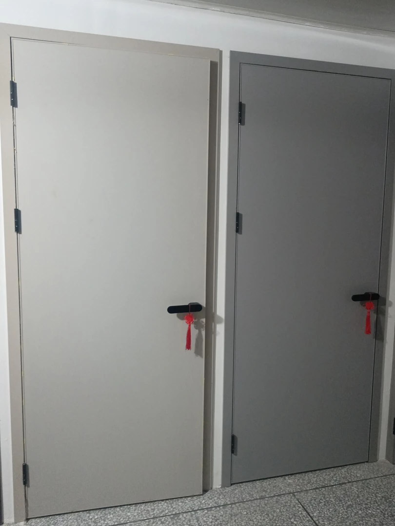 PET纯色卡其灰铝木门卧室门室内门