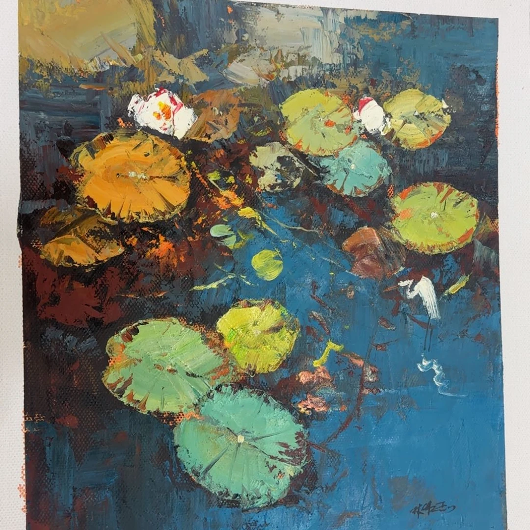 油画加油加油努力加油加油