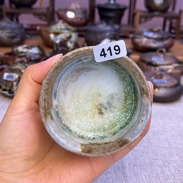 裸柴烧陶瓷手工茶器