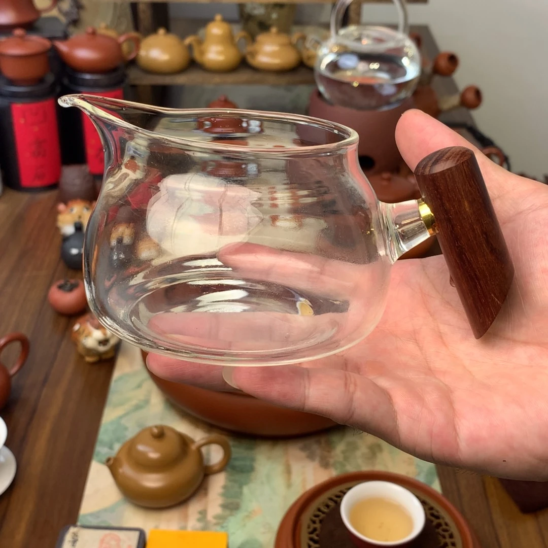 高端公道杯玻璃扁款