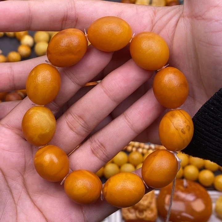 琥珀未镶嵌裸石蜜蜡L