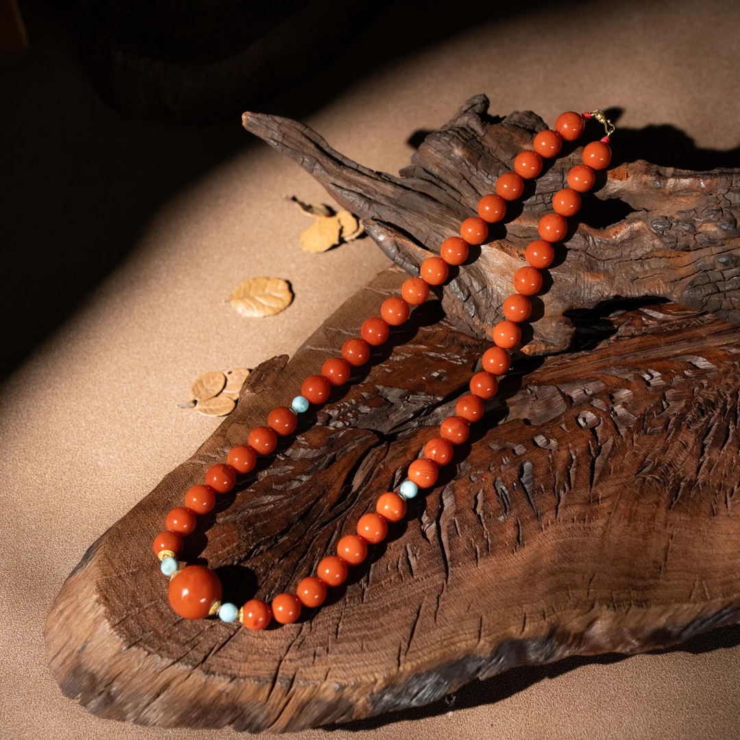 10mm18k瓦西南红DIY项链/98026802888