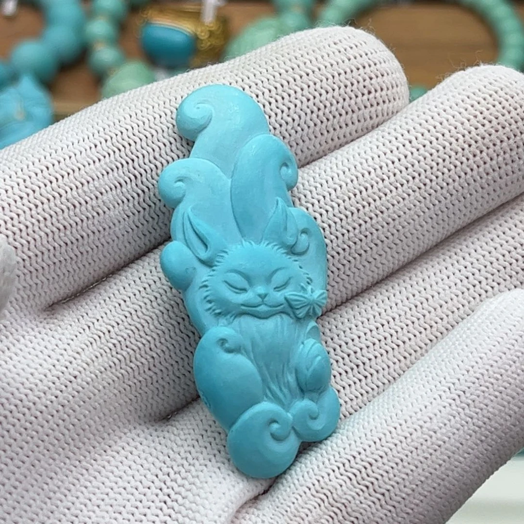 未镶嵌绿松石珠宝奇石