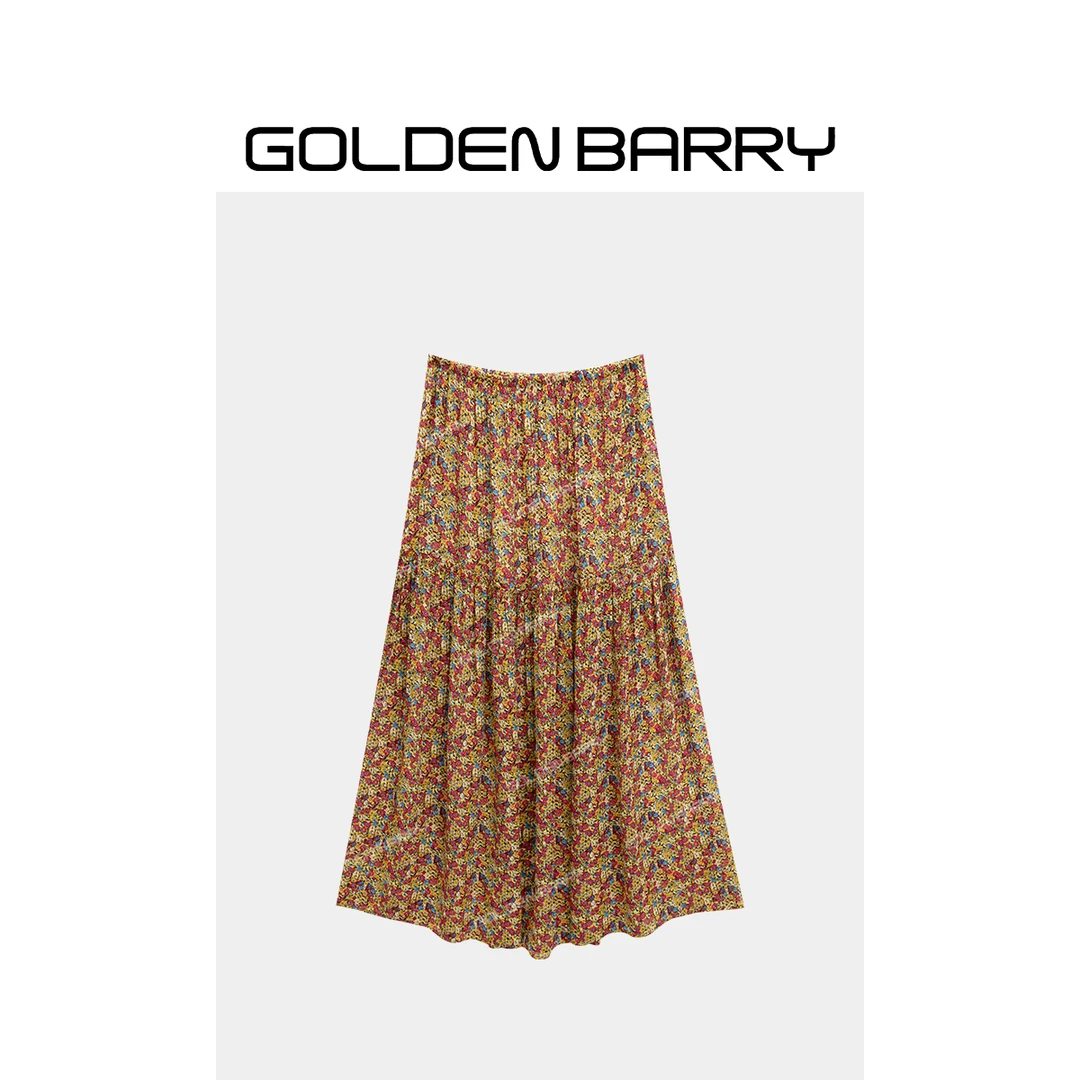 GOLDENBARRY|310208“怦然心动”田园碎花半裙【微瑕1】