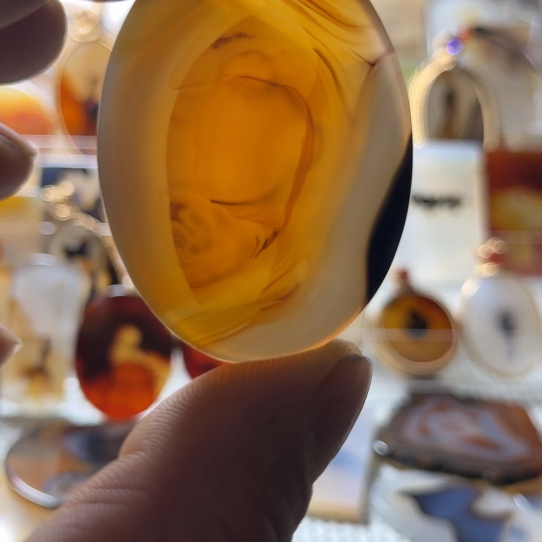 玛瑙/玉髓未镶嵌吊坠(不含链)