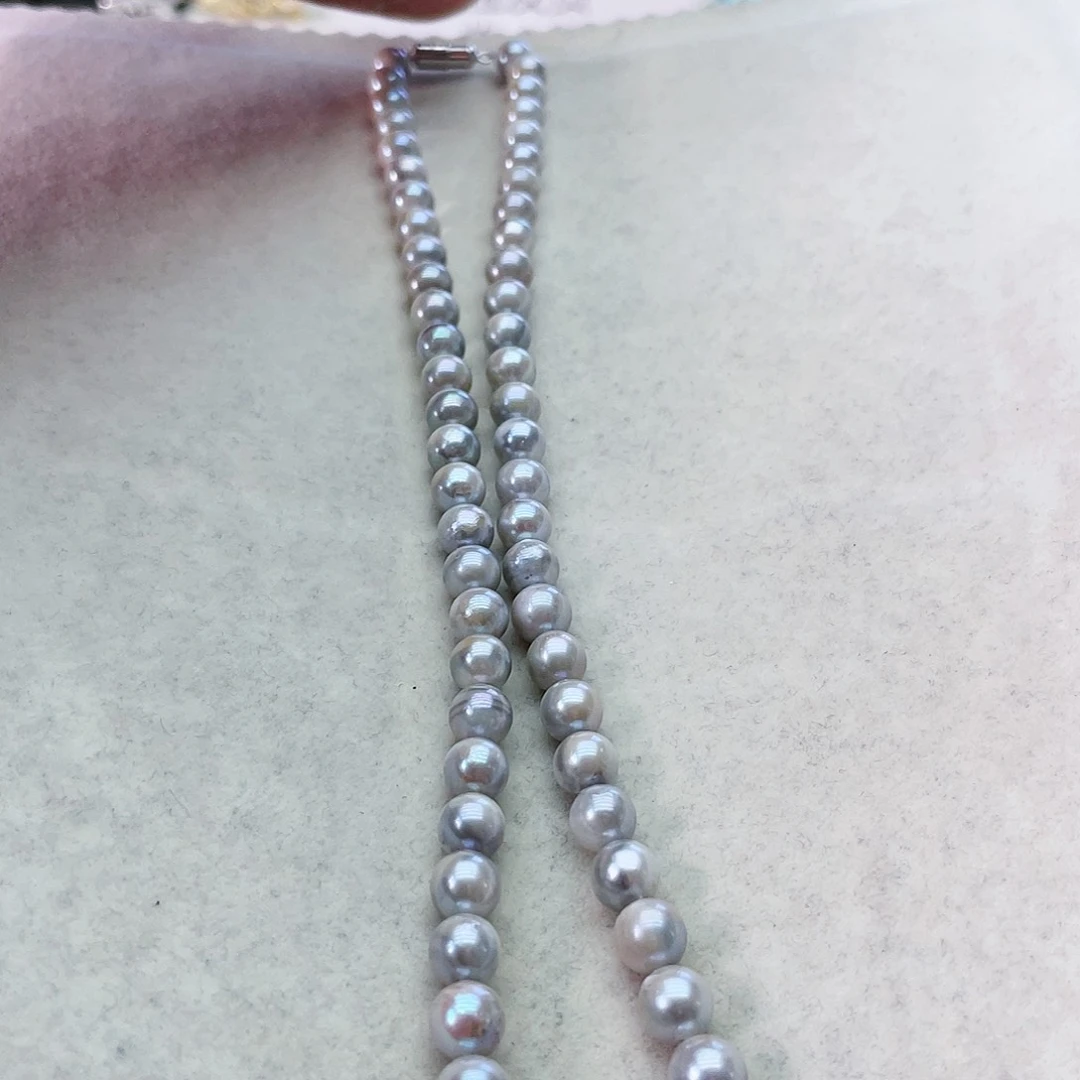 海水珍珠颈饰银S925镶嵌