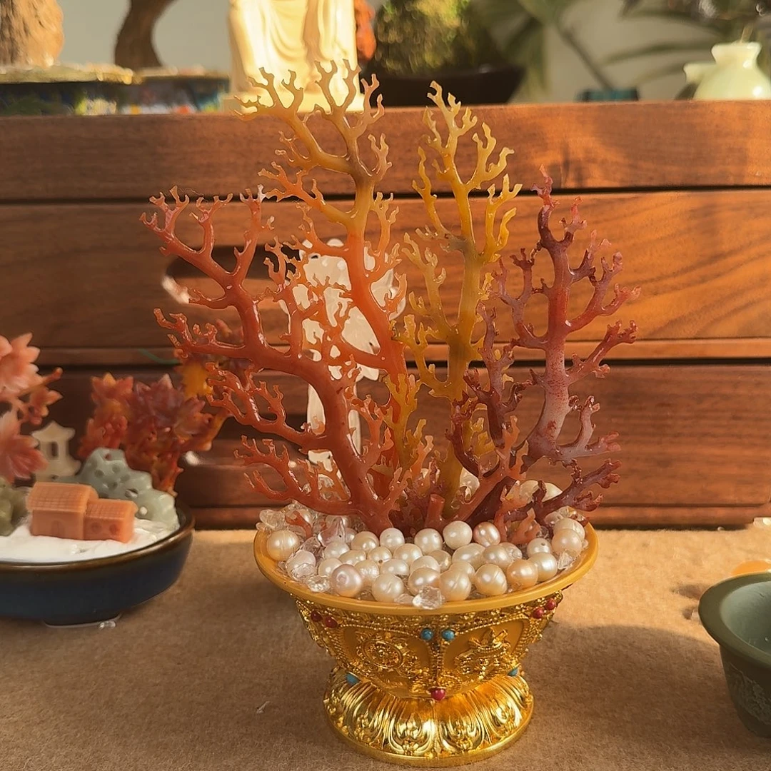 洛***杰印石昌化石盆景一套