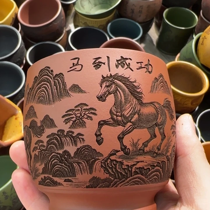 茶杯紫砂全手工紫砂