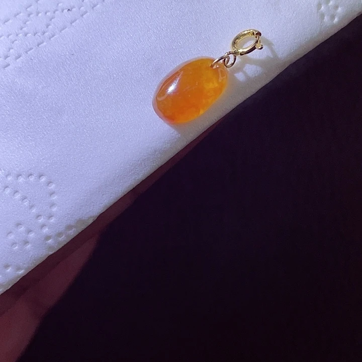 颈饰18K金镶嵌翡翠翡翠