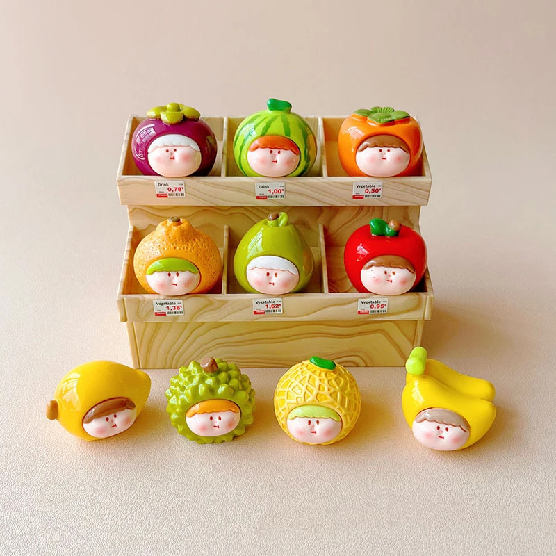 水果莉莉丝DIY树脂可爱车载摆件潮玩