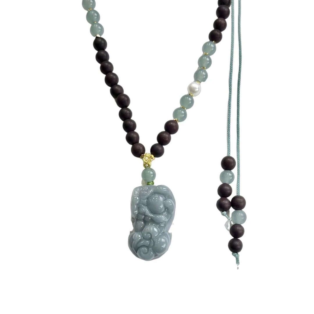 翡翠貔貅吊坠E01-10赠链礼盒(多样性发)