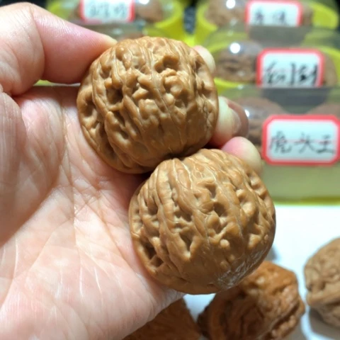 吊坠文玩核桃L***森水晶蜡皮宸圆