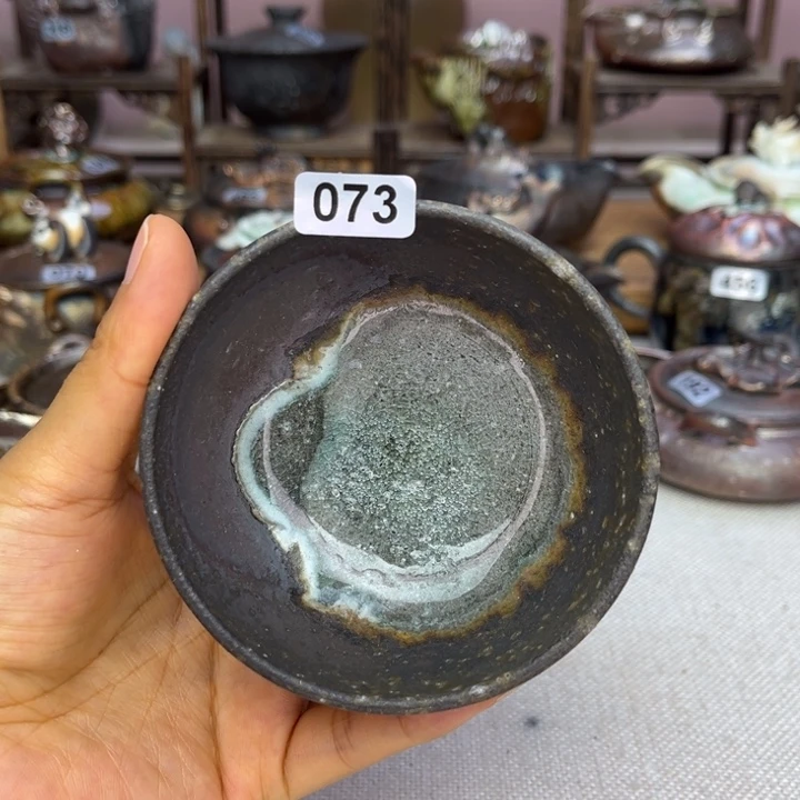 裸柴烧陶瓷手工茶器