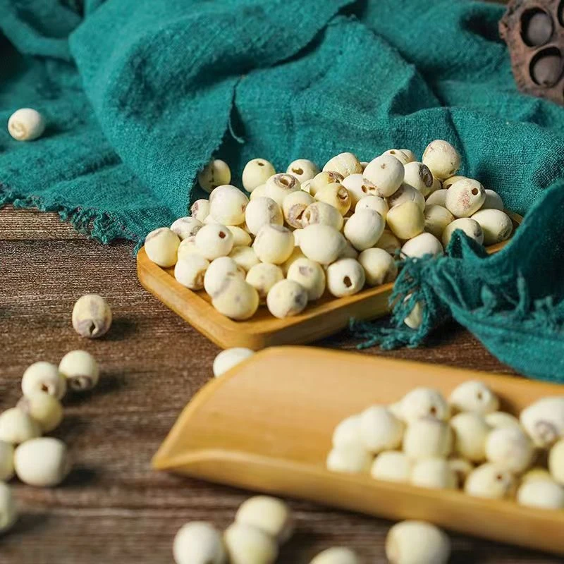 【到手半斤】湖北洪湖新莲子去芯纯天然干货磨皮莲子无芯无硫莲子D