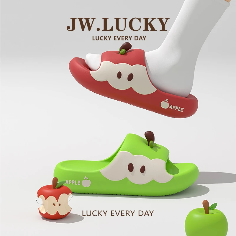 儿童拖鞋红苹果女童男童2025新款夏季可爱防滑EVA亲子凉拖鞋