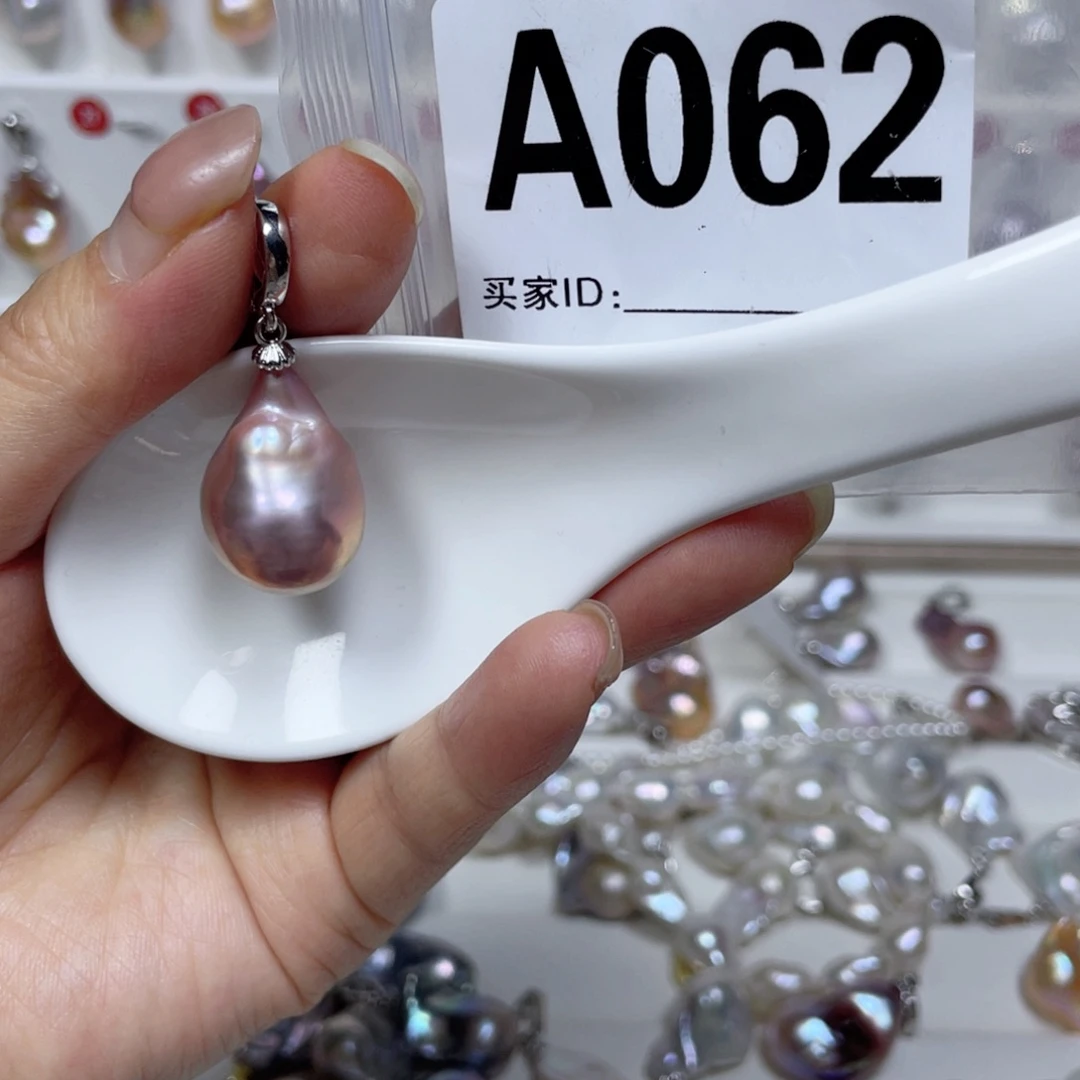 淡水珍珠巴洛克银S925镶嵌