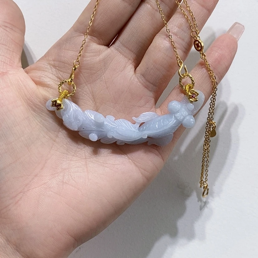 【闪购商品】翡翠未镶嵌颈饰
