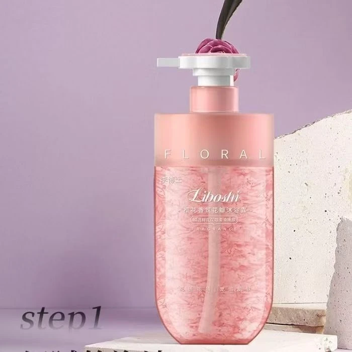 李博士香氛花瓣沐浴露长效留香全身香体柔滑嫩肤家庭流沙清爽露香