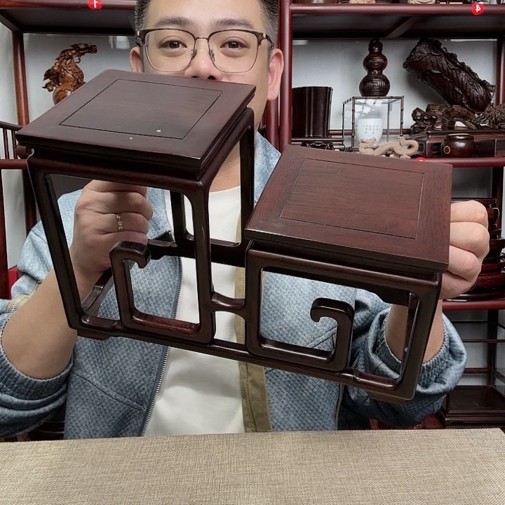 红酸枝工艺品底座